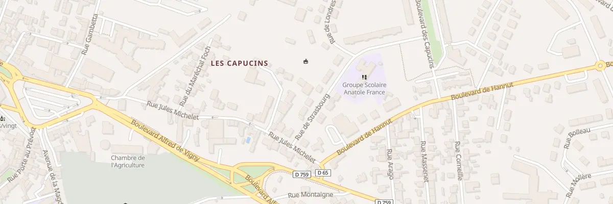 Plan du 3B Rue de Strasbourg à Thouars