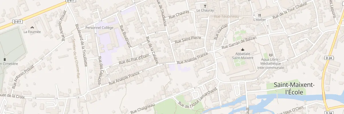 Plan du 30 Rue de l’Audience à Saint-Maixent-l’École