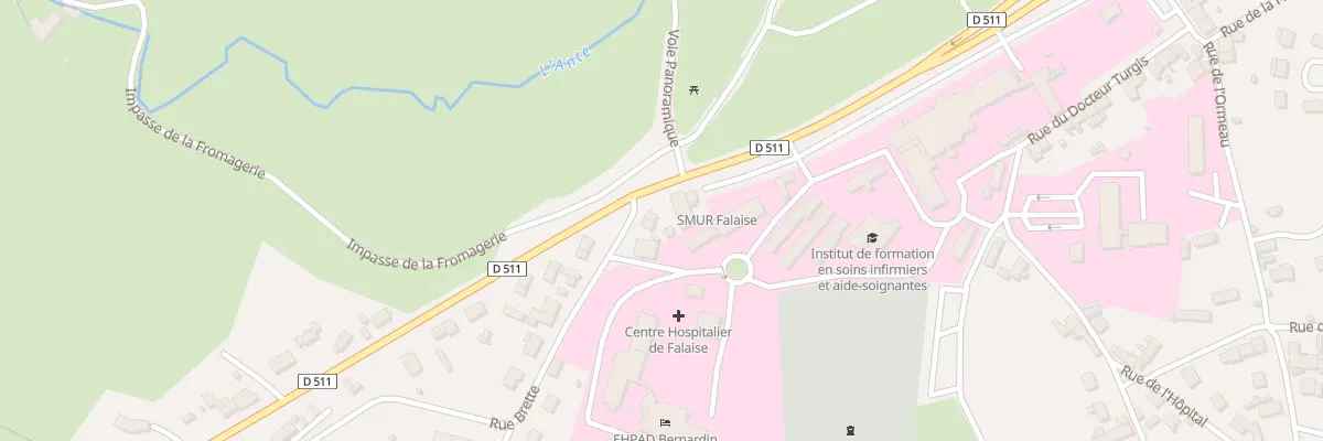 Plan du 1 Rue Brette à Falaise