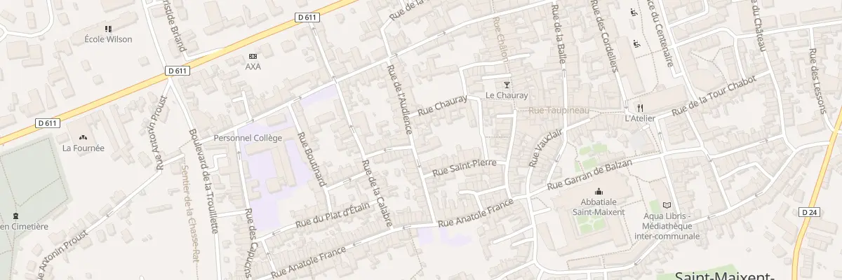 Plan du 9 Rue de l’Audience à Saint-Maixent-l’École
