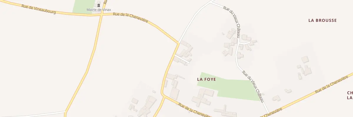 Plan du 7 Rue de la Cheneviere à Vinax