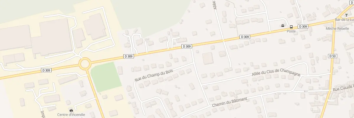 Plan du 3 Rue du Champ Des Bois à Parcé-sur-Sarthe