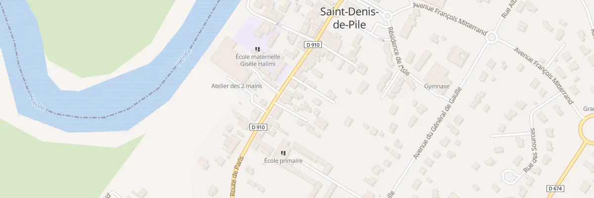 Plan du 59 Rte de Paris à Saint-Denis-de-Pile