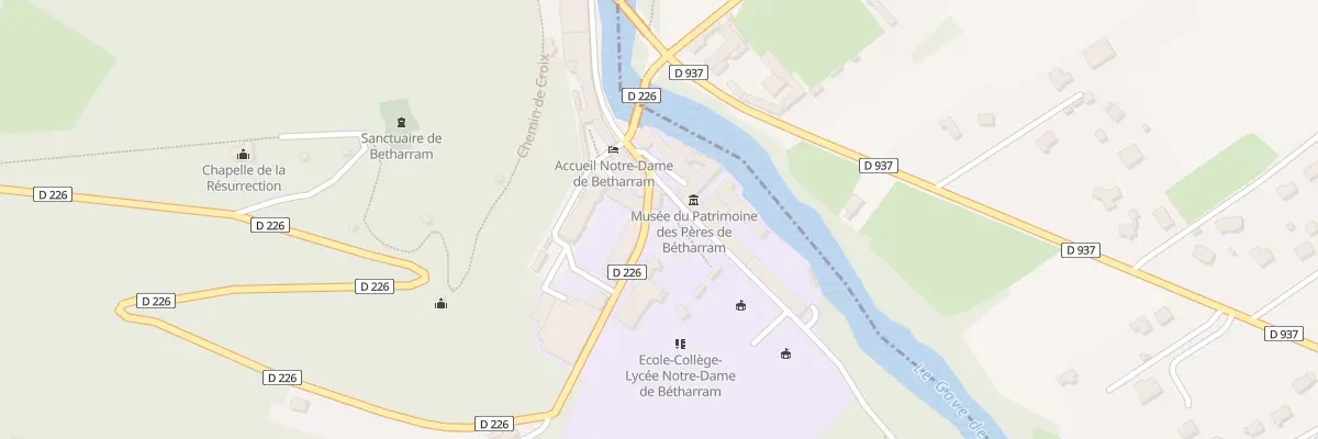 Plan du 23 Rte de la Croix des Hauteurs à Lestelle-Bétharram