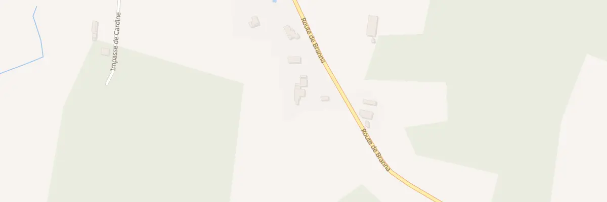 Plan du 1948 Rte de Branna à Cudos