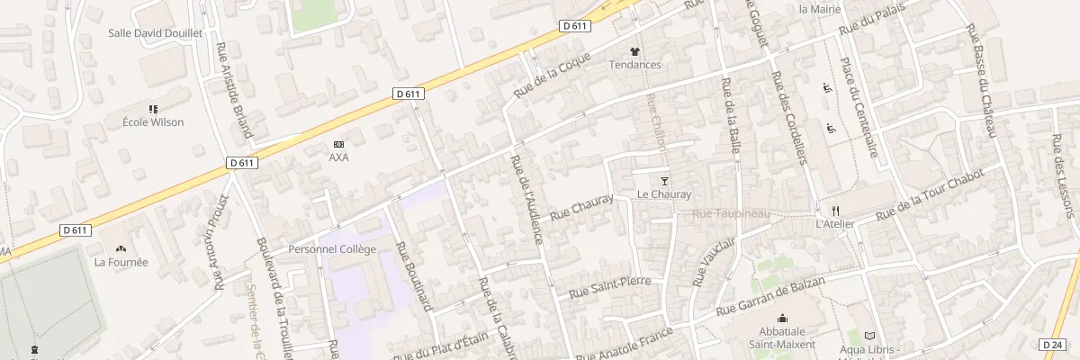 Plan du 3B Rue de l’Audience à Saint-Maixent-l’École