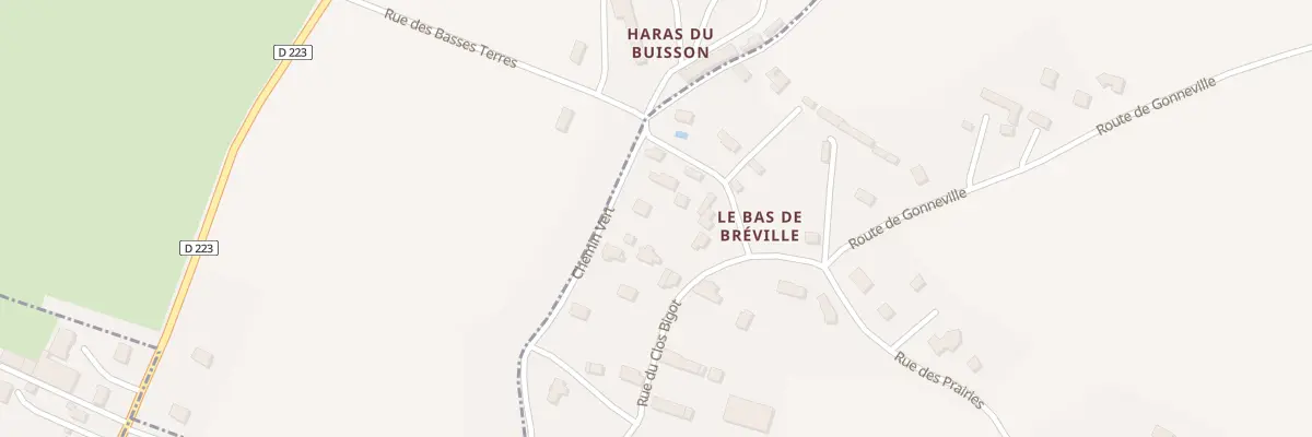 Plan du 5 Rue du Chemin Vert à Bréville-les-Monts