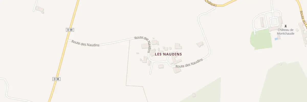 Plan du 54 Rte des Naudins à Montmérac