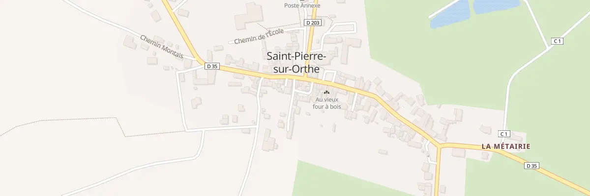 Plan du 2 Rue de l’Abattoir à Vimartin-sur-Orthe