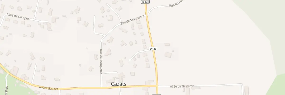 Plan du 12 Le Bourg à Cazats