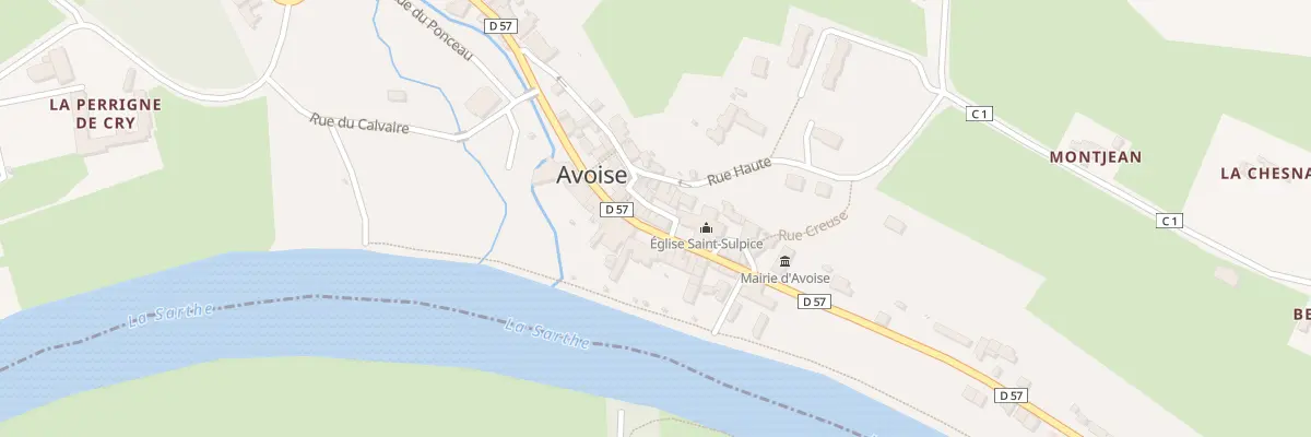 Plan du 2 Rle de L Eglise à Avoise