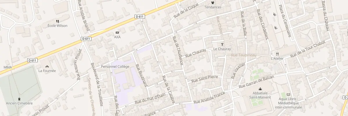 Plan du 8 Rue de l’Audience à Saint-Maixent-l’École