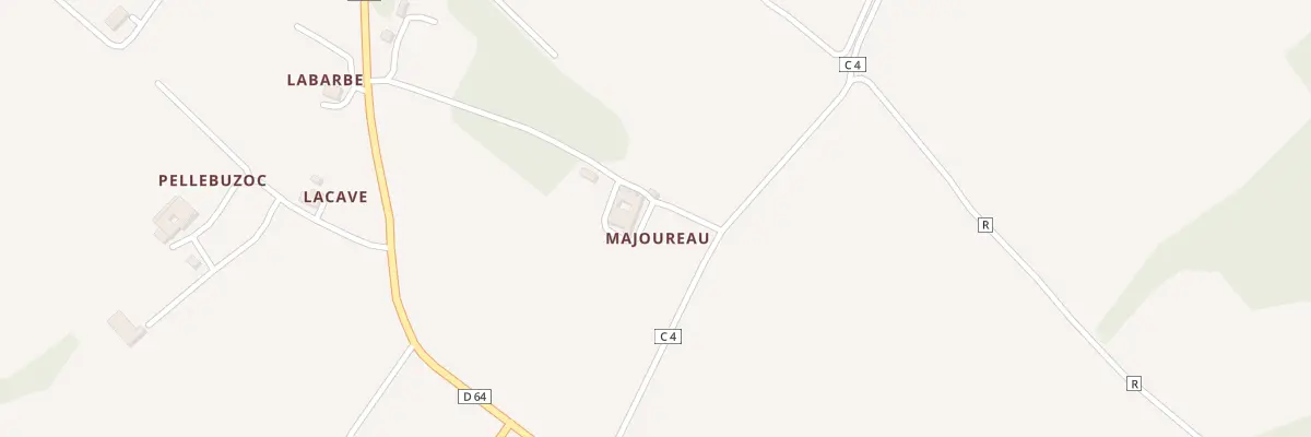 Plan du 930 Rte de Monguilhem à Bourdalat