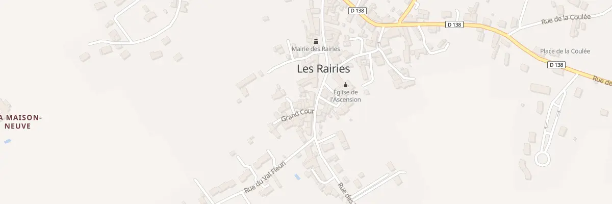 Plan du 2 Cour Grand Cour aux Rairies