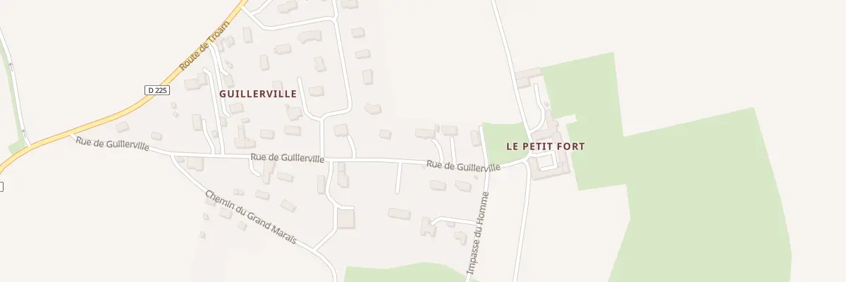 Plan du 419 Rue de Guillerville à Banneville-la-Campagne