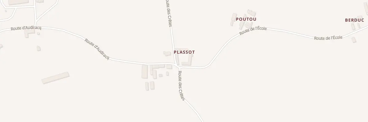 Plan du 32 Rte de l’Ecole à Monassut-Audiracq