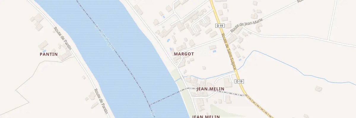 Plan du 989 Margot à Saint-Émilion