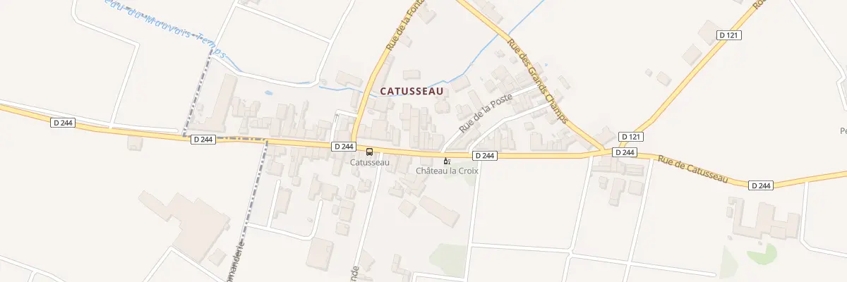 Plan du 74 Rue de Catusseau à Pomerol