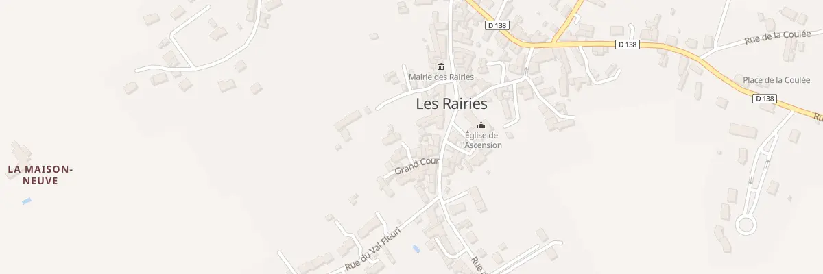Plan du 24 Rue Charles de Gaulle aux Rairies