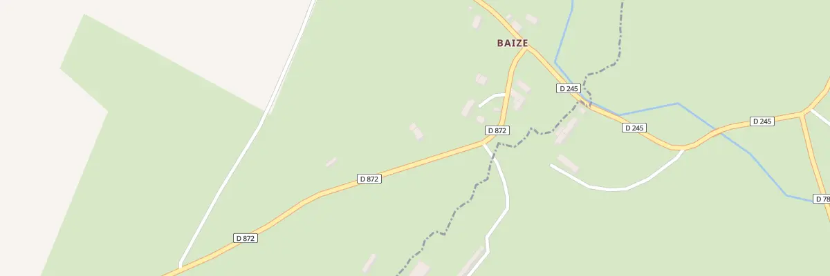 Plan du 68 Baize à Champcerie