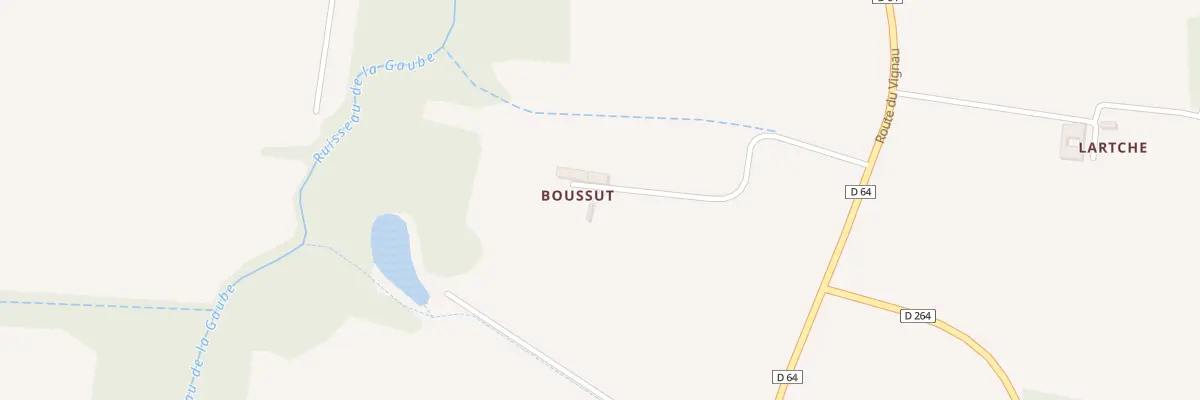 Plan du 850 Rte du Vignau à Bourdalat