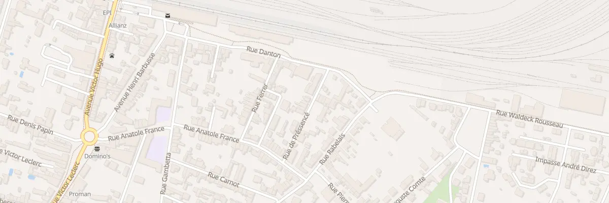Plan du 17 Rue de Pressencé à Thouars