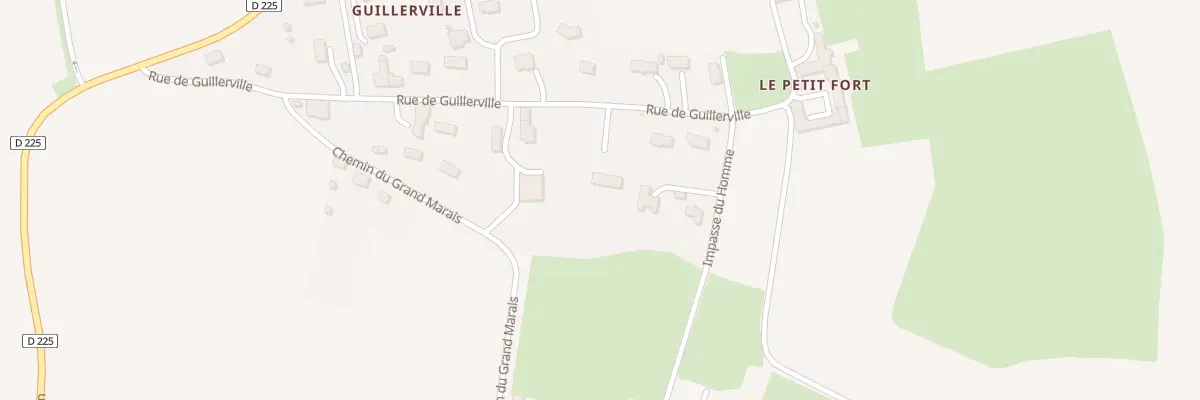 Plan du 372 Rue de Guillerville à Banneville-la-Campagne