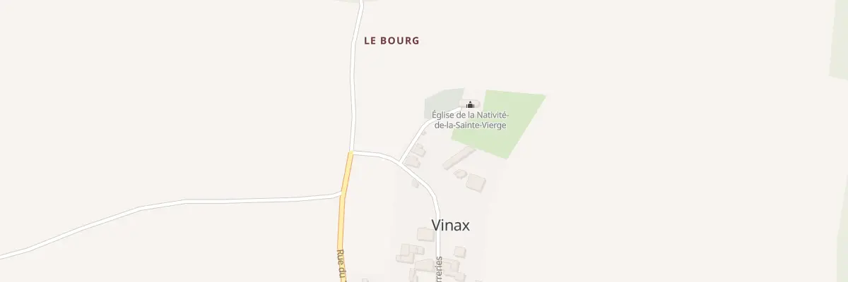 Plan du 5022 Le Bourg à Vinax