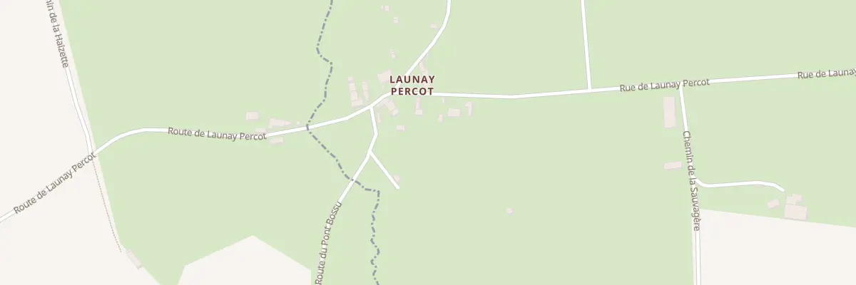 Plan du 3 Rue de Launay Percot à Habloville