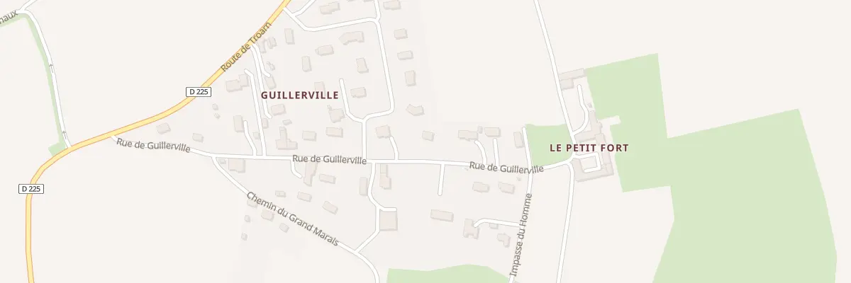 Plan du 369 Rue de Guillerville à Banneville-la-Campagne