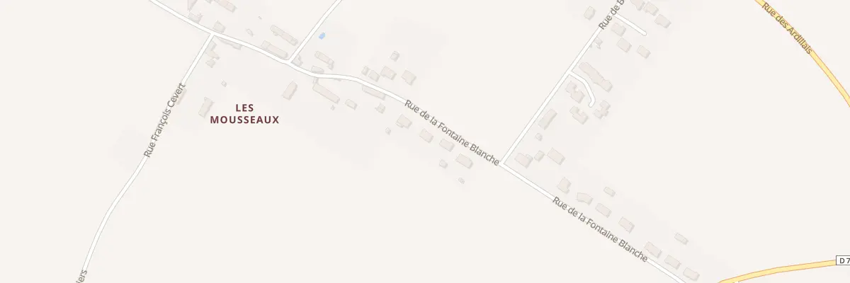 Plan du 180 Rue de la Fontaine Blanche à Vaudelnay