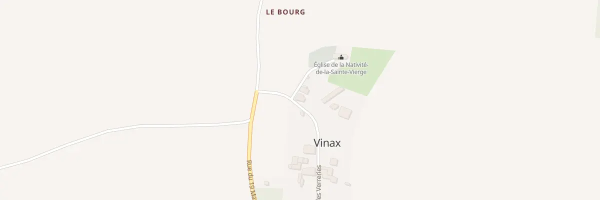 Plan du 5021 Le Bourg à Vinax