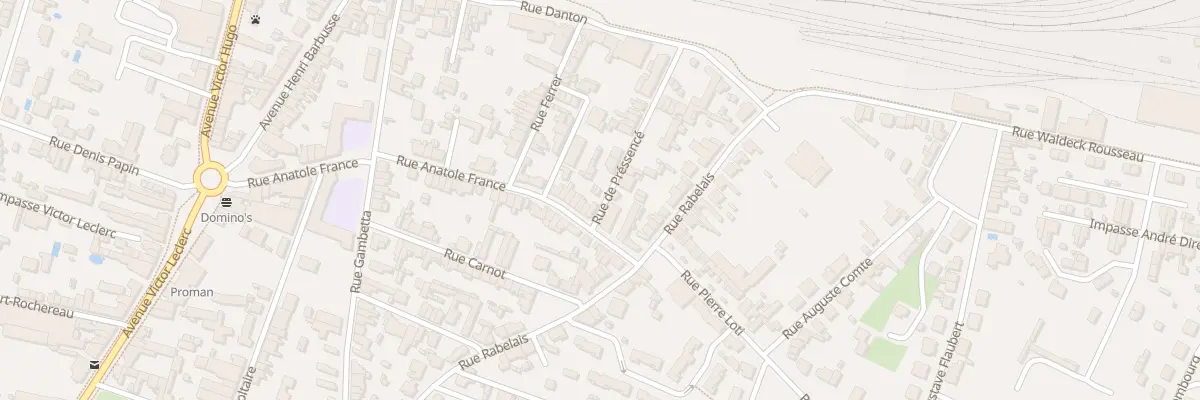 Plan du 1 Rue de Pressencé à Thouars
