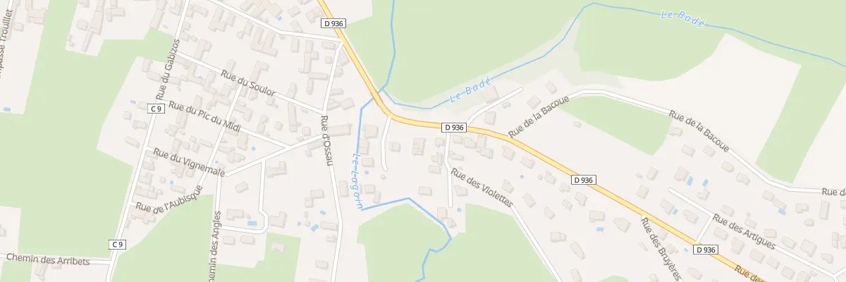 Plan du 19 Rue des Pyrénées à Bénéjacq