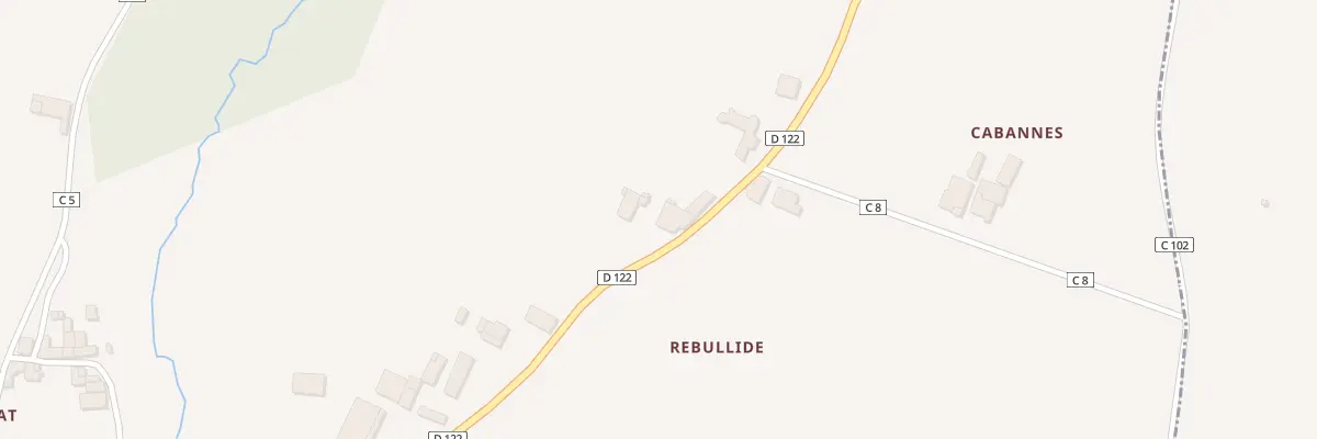 Plan du 1 Rebullide à Guillac