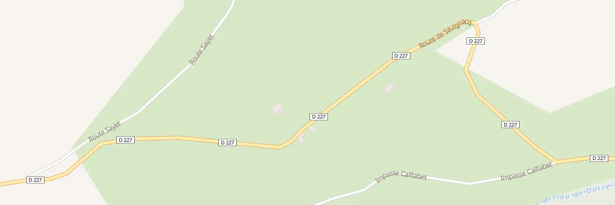 Plan du 116 Rte de Sévignacq à Lussagnet-Lusson