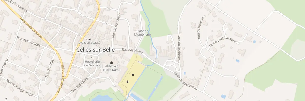 Plan du 17 Rue des Halles à Celles-sur-Belle