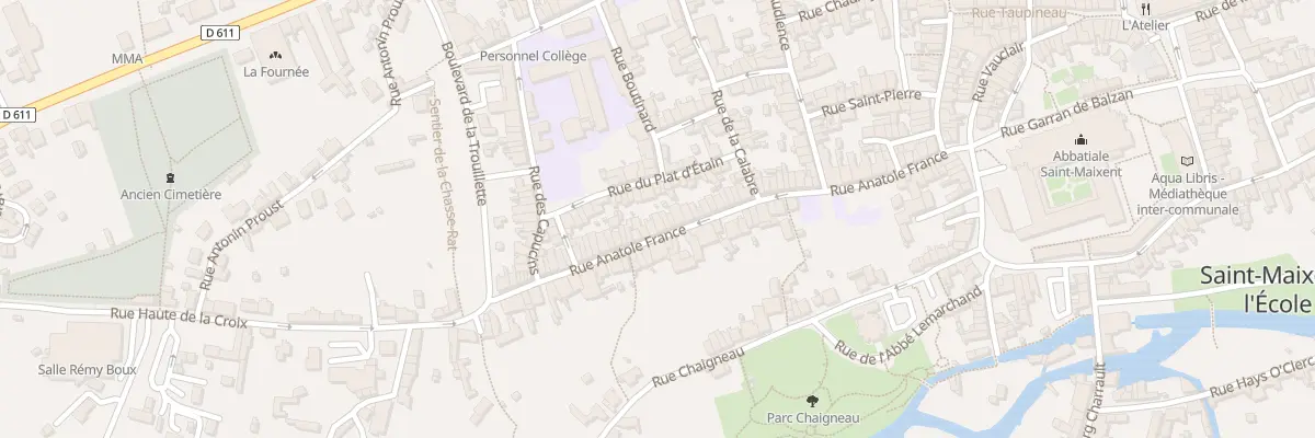 Plan du 64B Rue Anatole France à Saint-Maixent-l’École