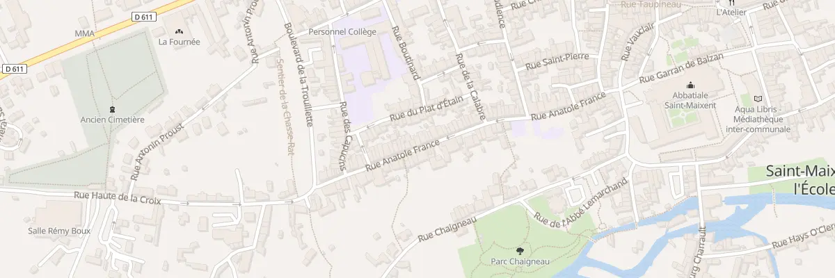 Plan du 66 Rue Anatole France à Saint-Maixent-l’École