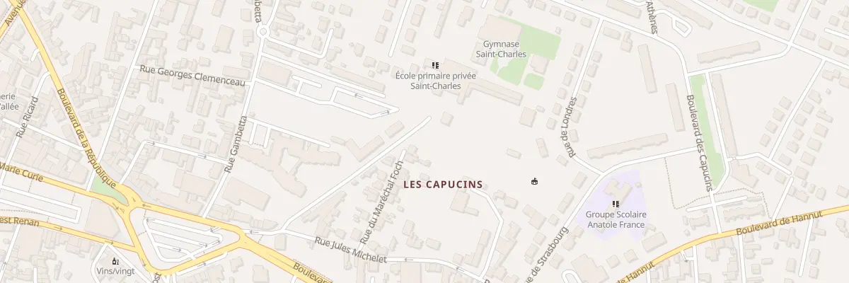 Plan du 20 Rue du Maréchal Foch à Thouars