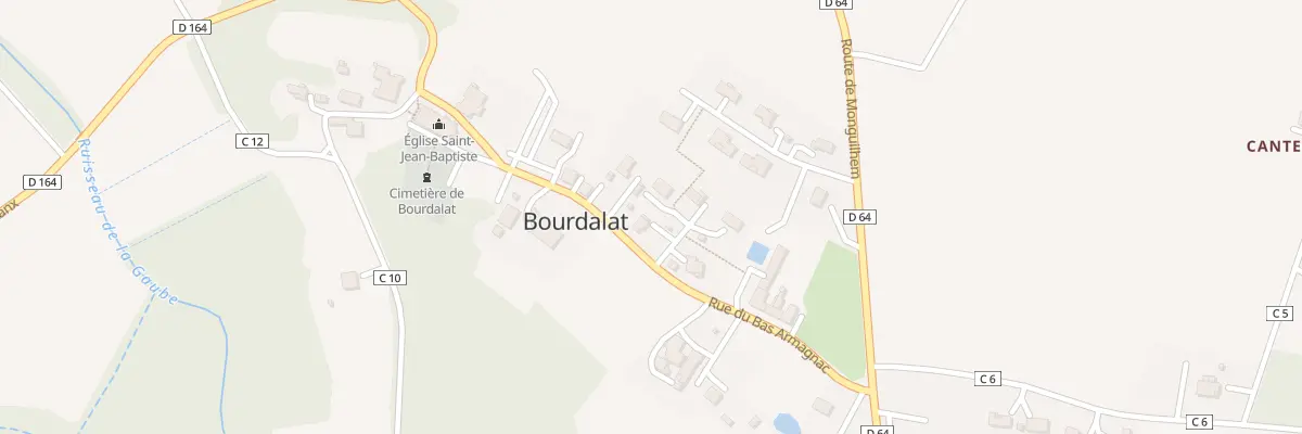 Plan du 1 Lot des Jonquilles à Bourdalat