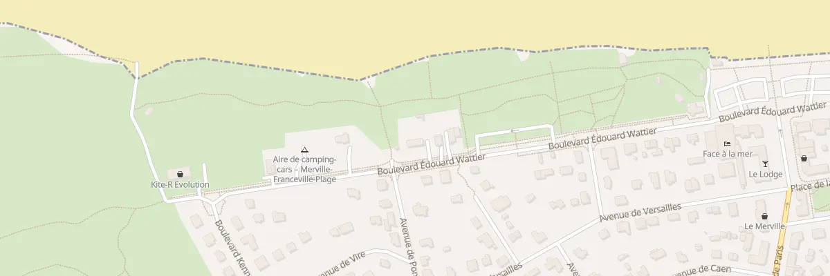Plan du 9 Bd Édouard Wattier à Merville-Franceville-Plage