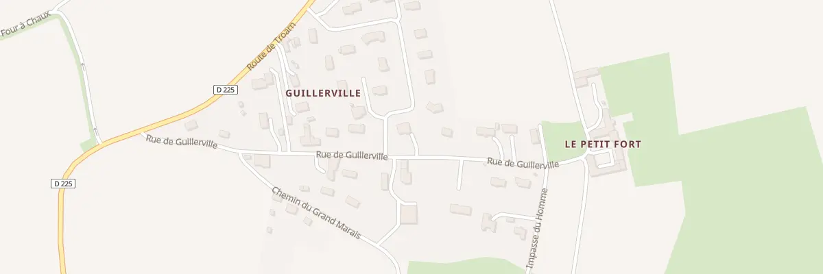 Plan du 321 Rue de Guillerville à Banneville-la-Campagne
