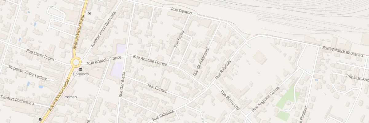 Plan du 33 Rue Anatole France à Thouars
