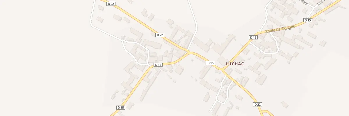 Plan du 3 Rte de Cognac à Chassors