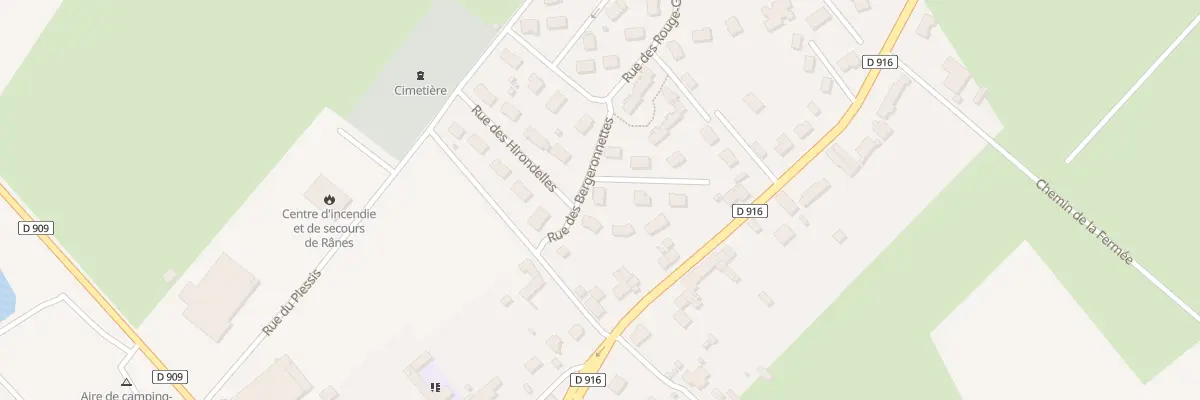 Plan du 4 Rue des Bergeronnettes à Rânes