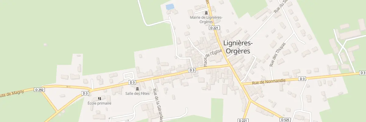 Plan du 5 Rue du Buard à Lignières-Orgères