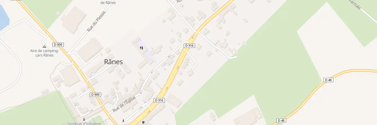 Plan du 28 Rue de la Fée d’Argouges à Rânes