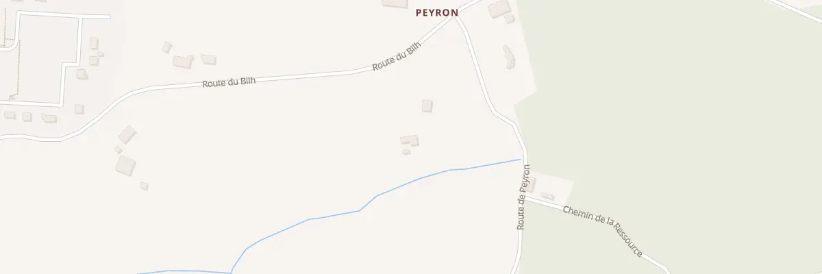 Plan du 180 Peyron à Cudos
