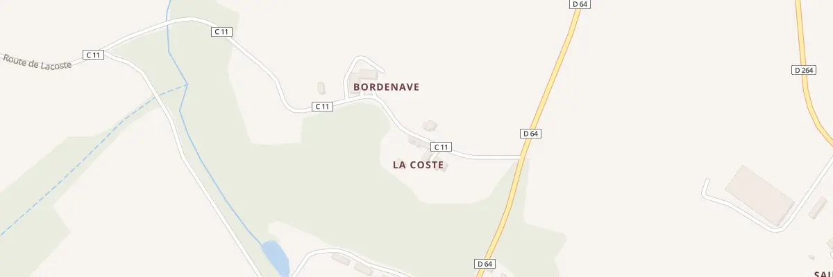 Plan du 137 Rte de Lacoste à Bourdalat